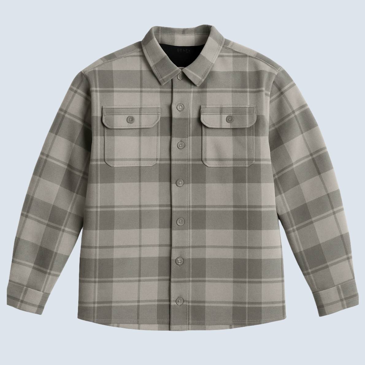 Men's Plaid Flannel Shirt Jacket