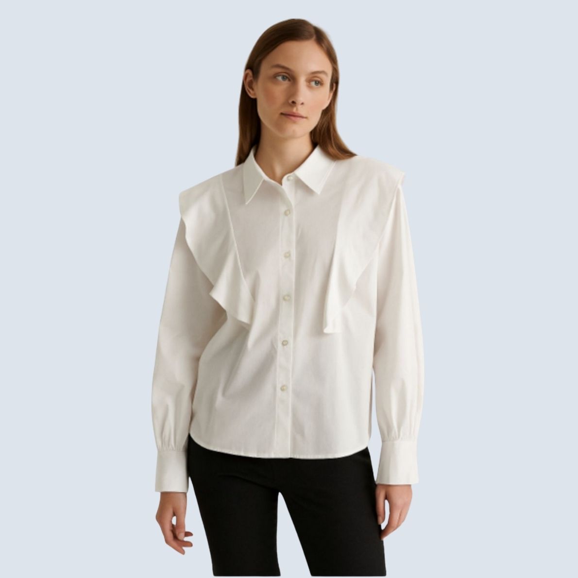 Women's Ruffle Volume Shirt