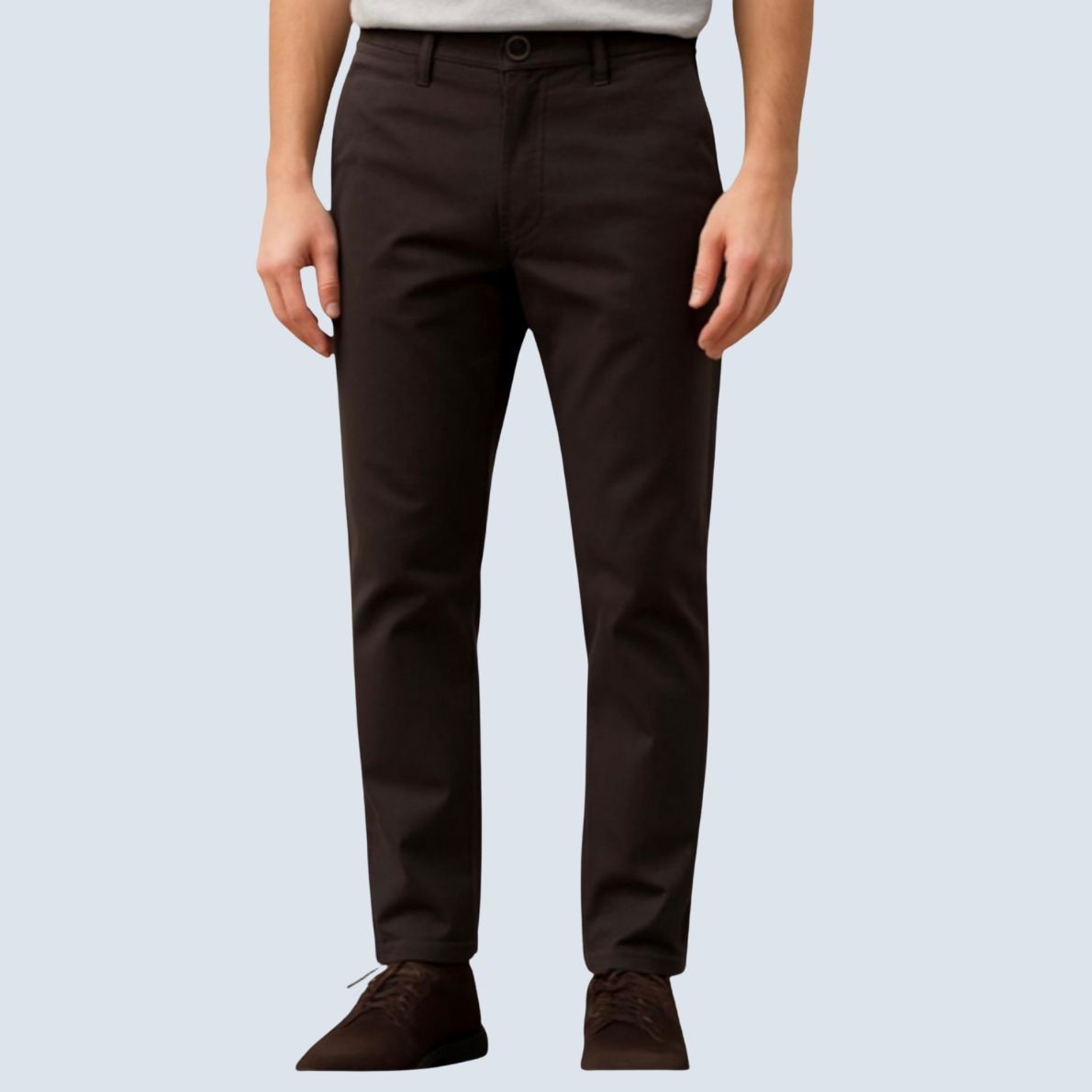 Men's Slim-Fit Casual Trousers